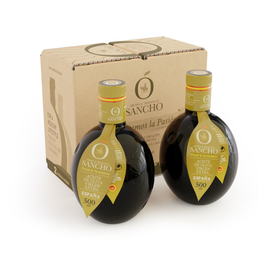 Aceite de Oliva Virgen Extra DOP variedad Picual y Cornicabra Cristal