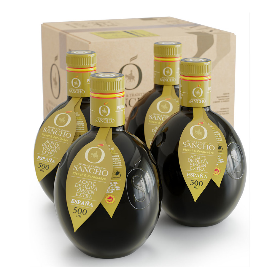 Aceite de Oliva Virgen Extra DOP variedad Picual y Cornicabra Cristal
