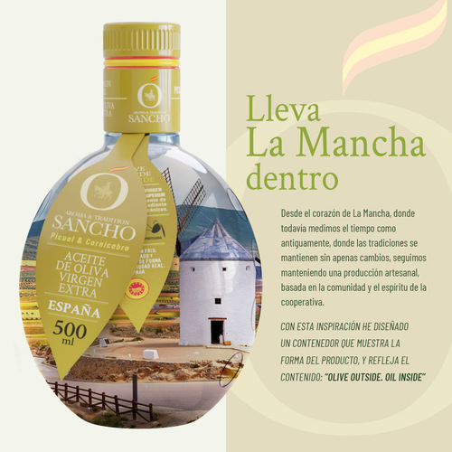 Extra Virgin Olive Oil DOP Campo de Montiel, Picual & Cornicabra Olive Variety