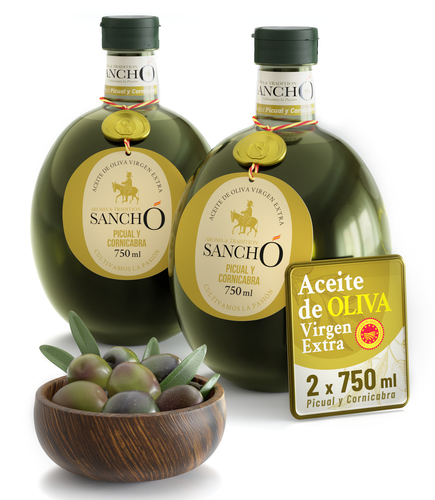 Aceite de oliva Virgen Extra DOP variedad Picual&Cornicabra PET