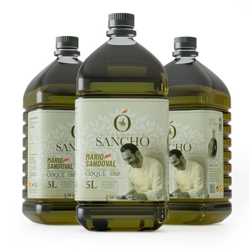 Aceite de Oliva Virgen Extra Arbequina - Pack 3 x 5 L - Garrafa de Plástico